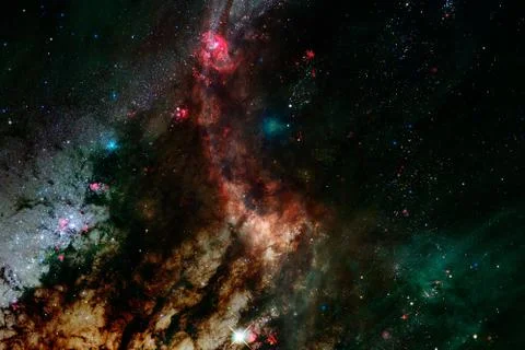 Nebula in outer space. Elements of this image furnished by NASA Stock Illustration