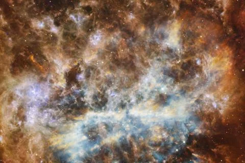 Nebula in outer space. Elements of this image furnished by NASA イラスト素材