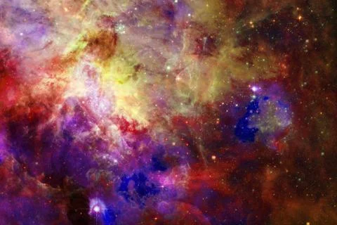 Nebula in outer space. Elements of this image furnished by NASA イラスト素材