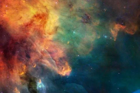 Nebula in outer space. Elements of this image furnished by NASA Stock Illustration