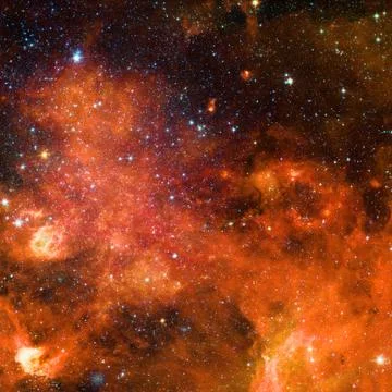 Nebula in outer space. Elements of this image furnished by NASA Foto stock