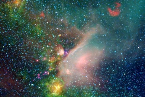 Nebula in outer space. Elements of this image furnished by NASA Stockfoto's