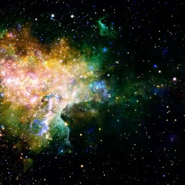 Nebula in outer space. Elements of this image furnished by NASA Stockfoto's