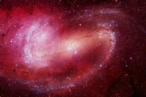 Nebula in outer space. Elements of this image furnished by NASA Foto stock