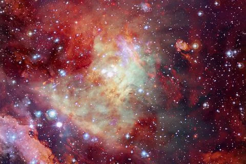 Nebula in outer space. Elements of this image furnished by NASA Fotos Stock