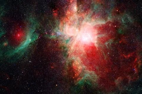 Nebula in outer space. Elements of this image furnished by NASA Fotos Stock