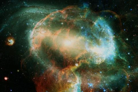Nebula in outer space. Elements of this image furnished by NASA Fotos Stock