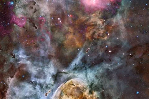 Nebula in outer space. Elements of this image furnished by NASA Fotos Stock