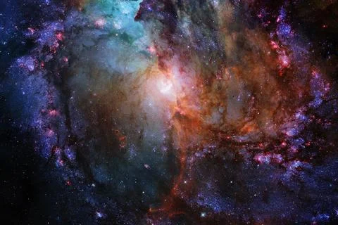 Nebula in outer space. Elements of this image furnished by NASA Fotos Stock