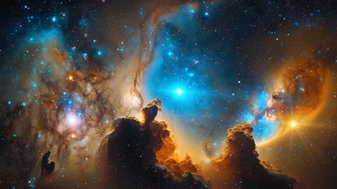 Nebula in outer space Stock Footage 243264264