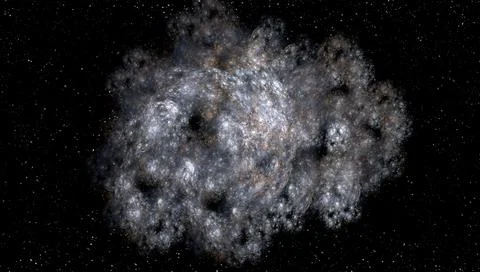 Nebula in outer space Stock Illustration