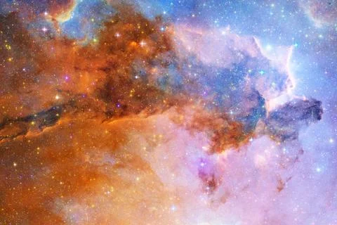 Nebula. Outer space image that is suitable for wallpaper. Stockfoto's