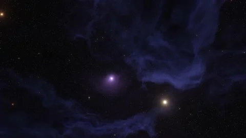 Nebula in outer space,purple stars Stock Footage 220905905