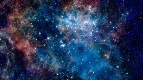 Nebula the site of star formation. Elements of this image furnished by NASA. 스톡 사진
