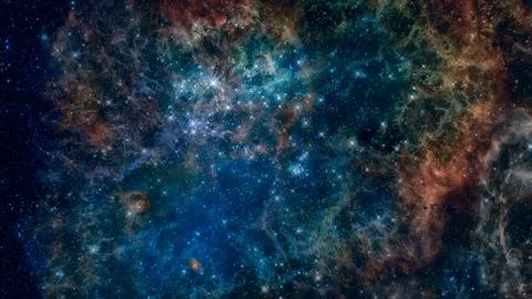 Nebula the site of star formation. Elements of this image furnished by NASA. 스톡 사진