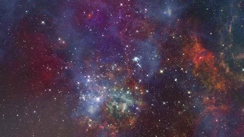 Nebula the site of star formation. Elements of this image furnished by NASA. 스톡 사진