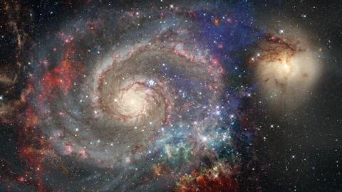 Nebula the site of star formation. Elements of this image furnished by NASA. Foto stock