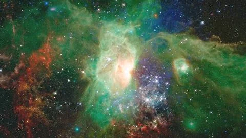 Nebula the site of star formation. Elements of this image furnished by NASA. Foto stock
