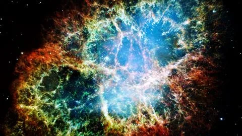 Nebula the site of star formation. Elements of this image furnished by NASA. Foto stock