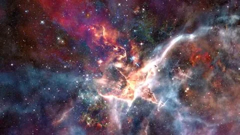 Nebula the site of star formation. Elements of this image furnished by NASA. 写真素材