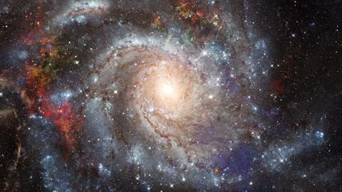 Nebula the site of star formation. Elements of this image furnished by NASA. Stock Photos