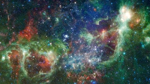 Nebula the site of star formation. Elements of this image furnished by NASA. 写真素材