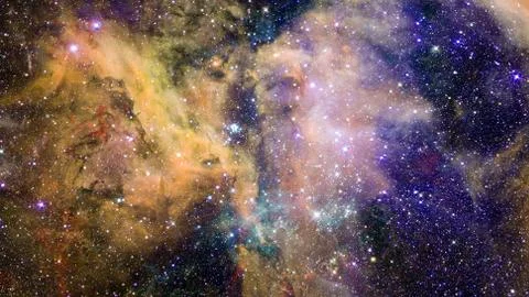 Nebula the site of star formation. Elements of this image furnished by NASA. 스톡 사진