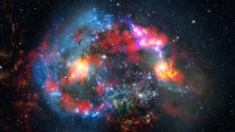 Nebula the site of star formation. Elements of this image furnished by NASA. 写真素材