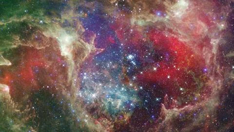 Nebula the site of star formation. Elements of this image furnished by NASA. Foto stock