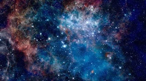 Nebula the site of star formation. Elements of this image furnished by NAS... Stock Photos