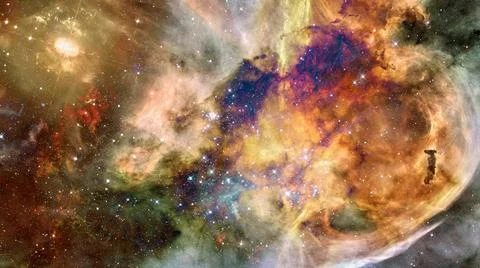 Nebula the site of star formation. Elements of this image furnished by NAS... Foto stock