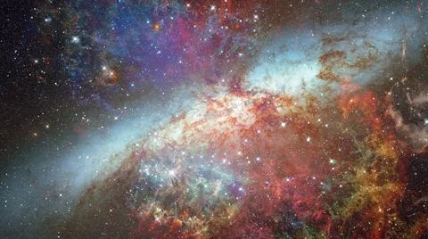 Nebula the site of star formation. Elements of this image furnished by NAS... Stock Photos