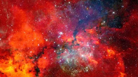Nebula the site of star formation. Elements of this image furnished by NAS... Stock Photos