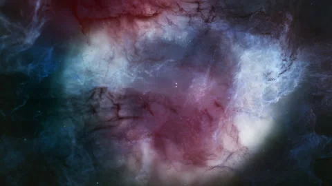 Nebula Soft Clouds Deep Space Motion Loop Vídeo Stock 332029755
