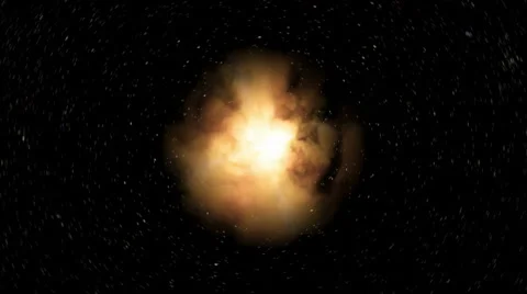 Nebula in space background Stock Footage 41254896