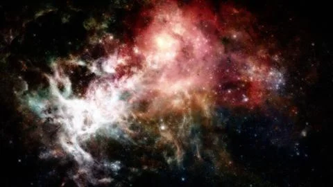 Nebula in space. Cosmic background. Stock-Fotos