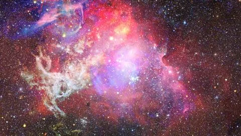 Nebula in space. Elements of this image furnished by NASA Stock Illustration