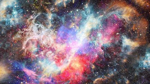 Nebula in space. Elements of this image furnished by NASA. Nebula in space... 스톡 사진