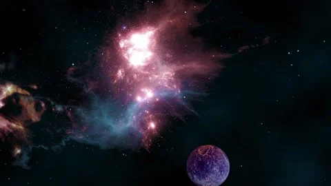 Nebula in Space Stock-Footage 166460947