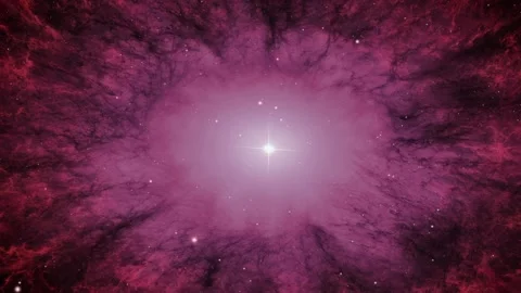 Nebula in Space Stock Footage 166460987