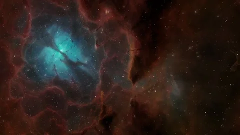 Nebula in Space Video stock 166461079