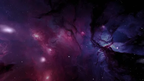 Nebula in Space Video stock 166461086