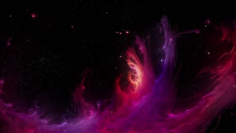 Nebula in Space Video stock 166461127