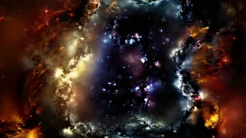 Nebula in Space Video stock 166461146