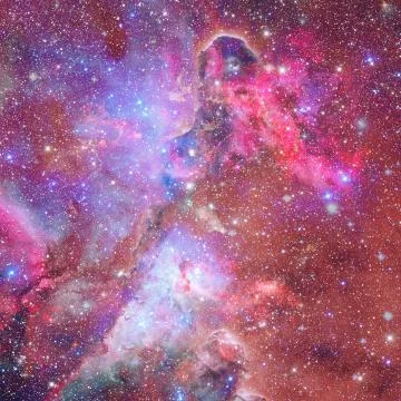 Nebula in space. Stock Photos