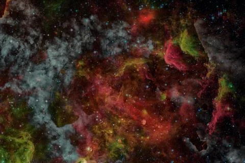 Nebula in space. Stock Photos