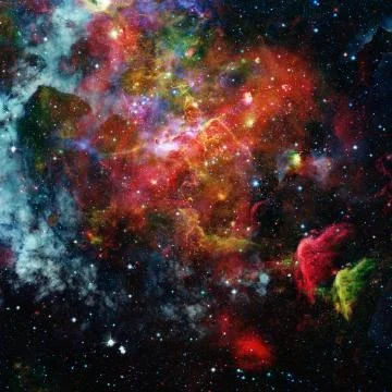 Nebula in space. Foto stock