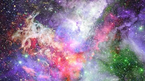 Nebula in space. Stock Photos