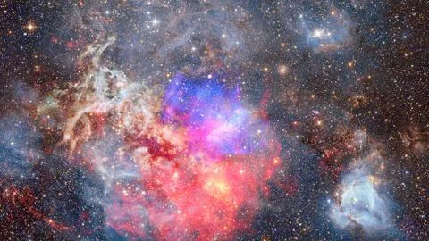 Nebula in space. Stock Photos