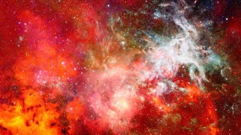Nebula in space. Stock Photos